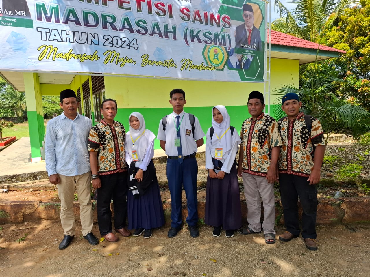 SISWA MTsN 3 BUNGO BERHASIL LOLOS KSM TINGKAT KABUPATEN