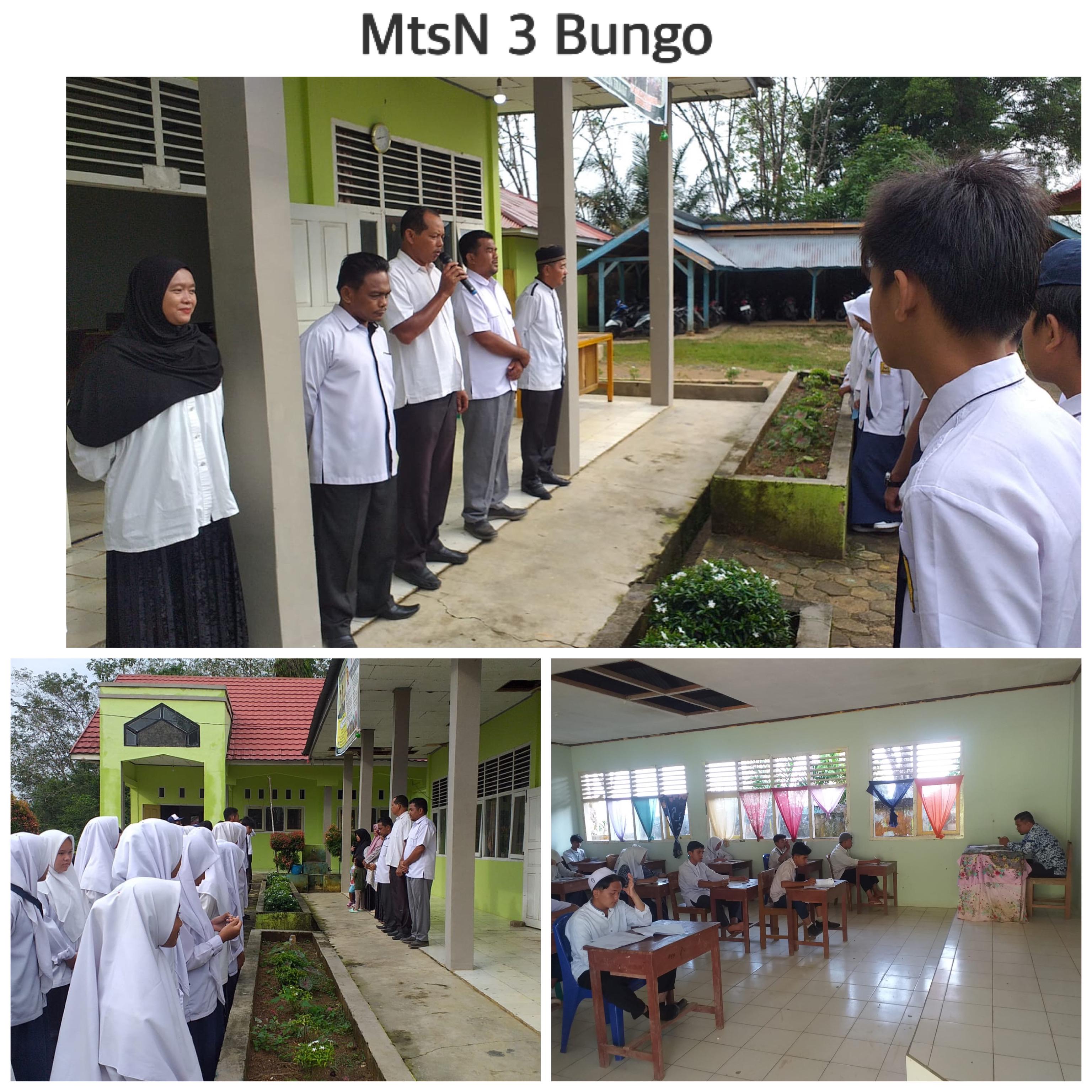 MTsN 3 Bungo Melaksanakan Pembukaan Ujian Akhir Semester T.P 2023/2024