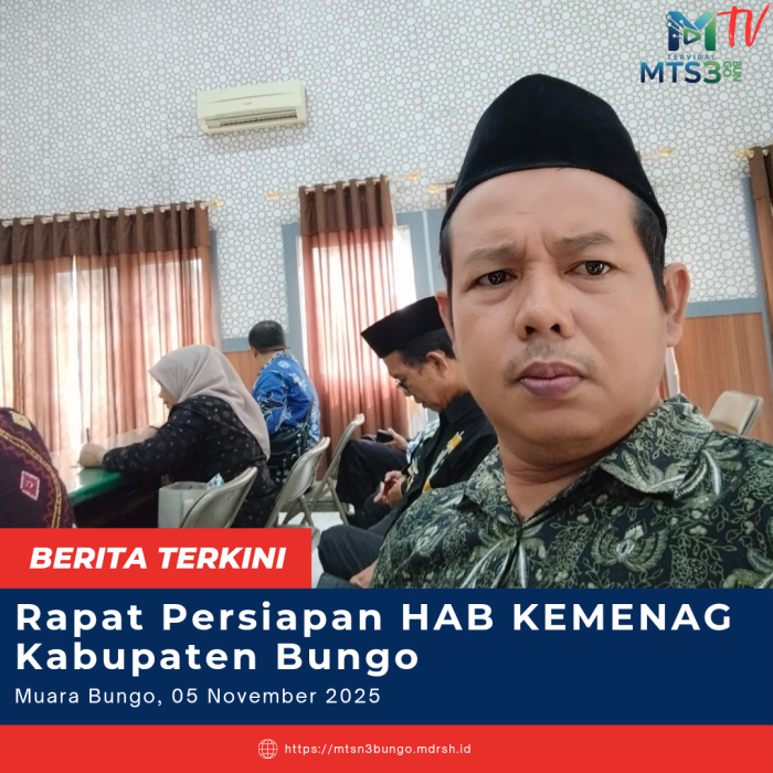 Kemenag Bungo Siapkan Peringatan Hari Amal Bhakti ke-80