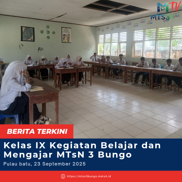 MTSN 3 Bungo Kembangkan Model Pembelajaran Deep Learning, Dorong Inovasi Pendidikan